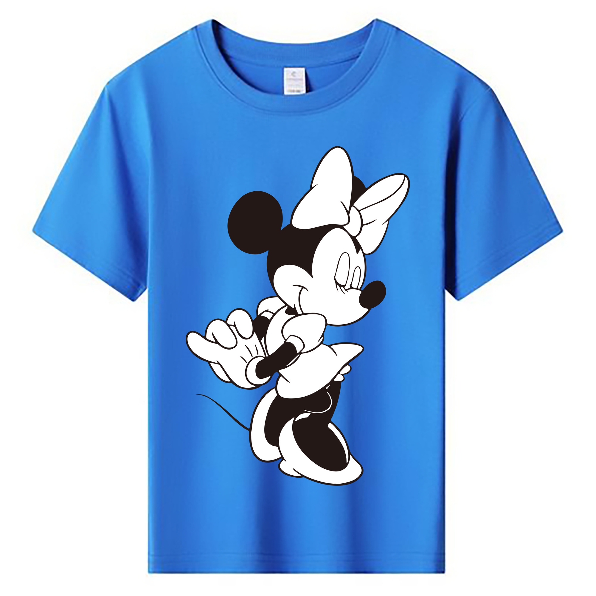 ミッキーマウス Mickey Mouse 綿100％キッズTシャツ（フロントプリント）